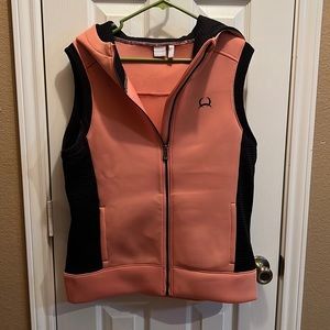 Like new Cinch vest with hood!